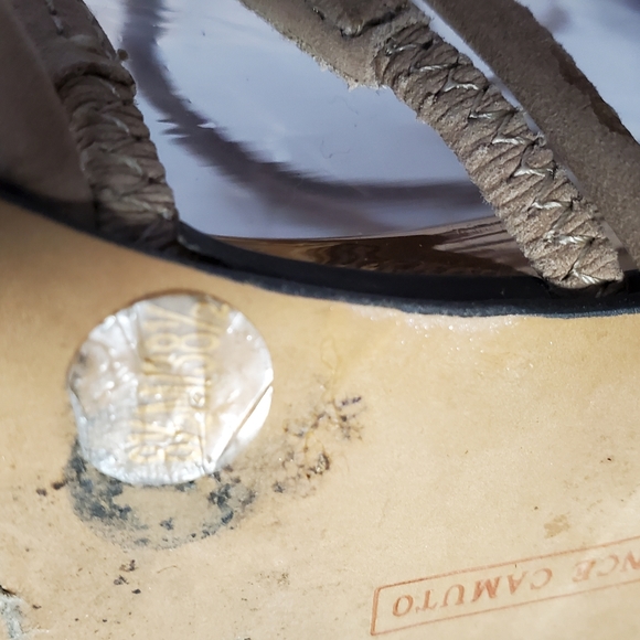 Vince Camuto Gladiator Nude Flat Lace Up Sandles - US 8.5 - Picture 8 of 10